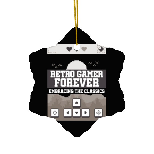 Retro Gamer Forever Embracing the Classic Ceramic Ornaments