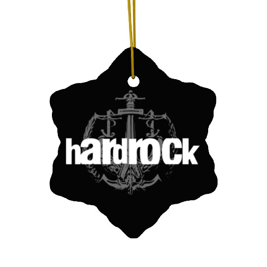 hardrock anchor design Ceramic Ornaments