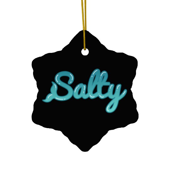 Salty Triggered Mermaid Sailor Open Ocean Water Ceramic Ornaments