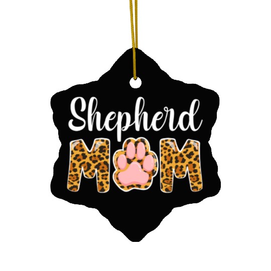 German Shepherd Mom Mama For Dog Mothers Day Ceramic Ornaments