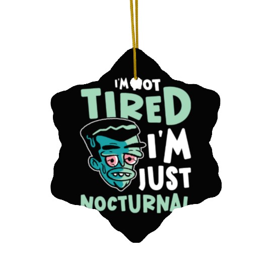 Night Shift Worker Graveyard Duty Ceramic Ornaments