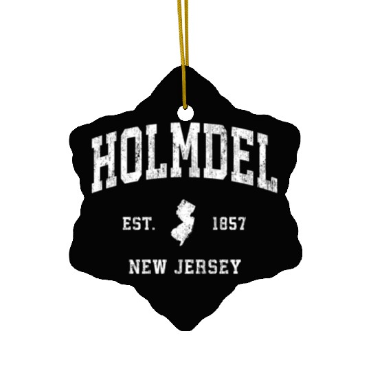 Holmdel New Jersey Nj Athletic Sports Ceramic Ornaments