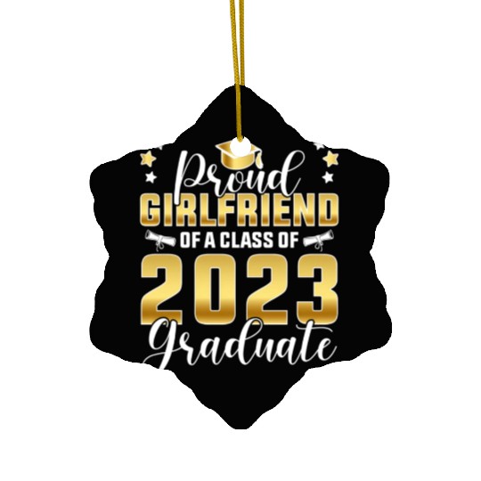 Proud Friend Of A Class Of 2023 Graduate Senior Ceramic Ornaments