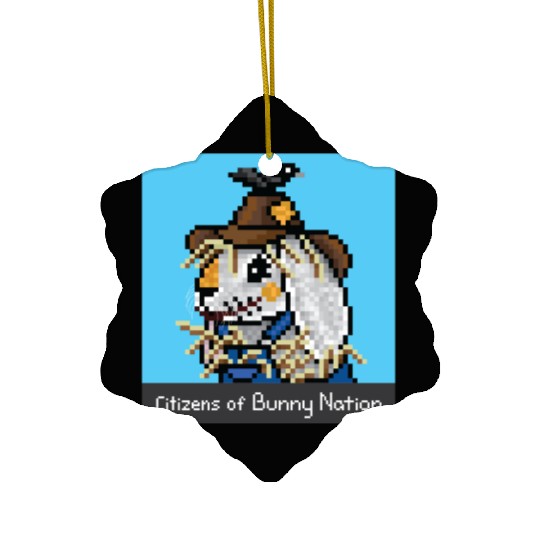 Citizens of Bunny Nation NFT #65 Artwork Ceramic Ornaments