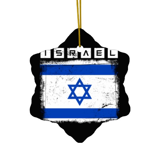 Israel Flag Star Of David Israel Ceramic Ornaments