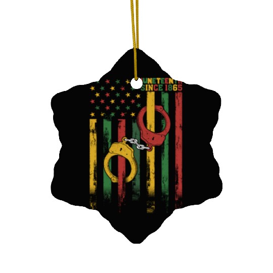 Juneteenth since 1865 Ceramic Ornaments