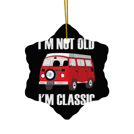 I m Not Old I m Classic Car Lover Ceramic Ornaments