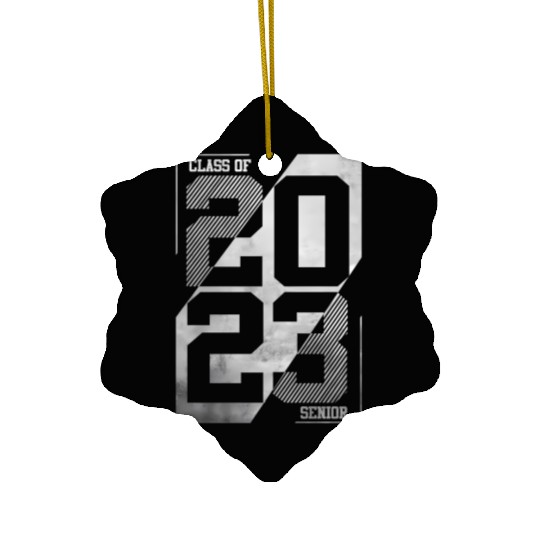 2023 Senior Class Of 23 Ceramic Ornaments