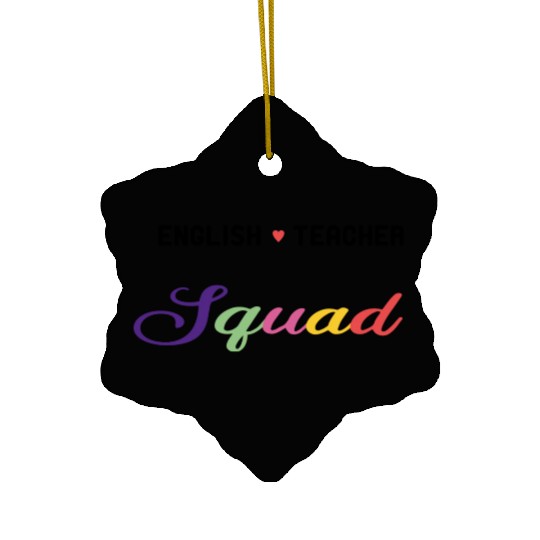 English Teacher Funny Ceramic Ornaments