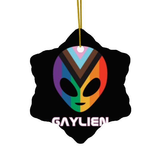 Gaylien aka Gay Alien Ceramic Ornaments