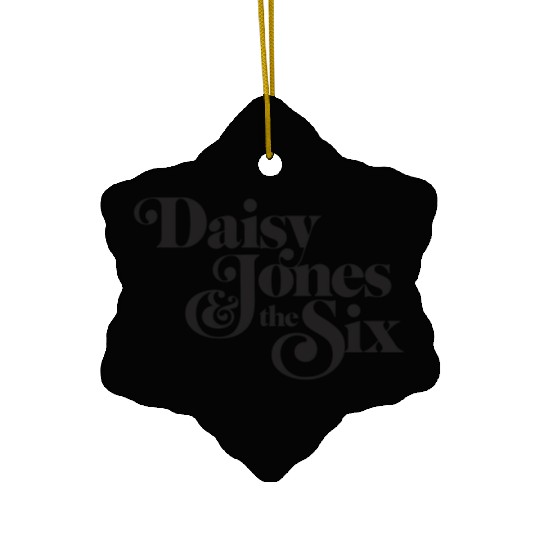 Daisy Jones The Six - Logo Ceramic Ornaments