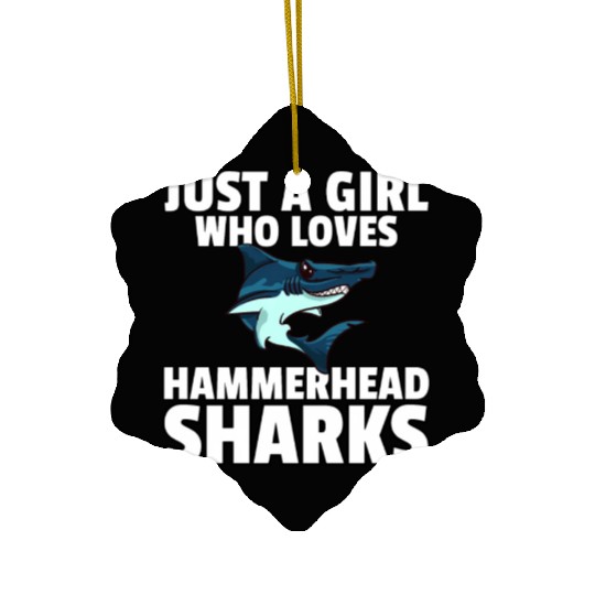 Hammerhead Shark Ceramic Ornaments