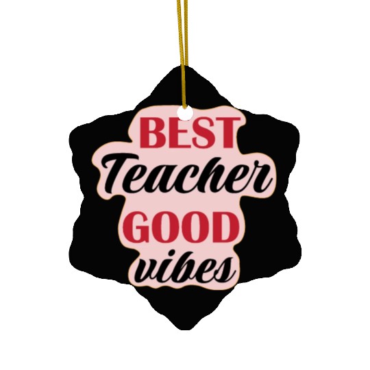 Best teacher Good V gifts for Teachers Ceramic Ornaments