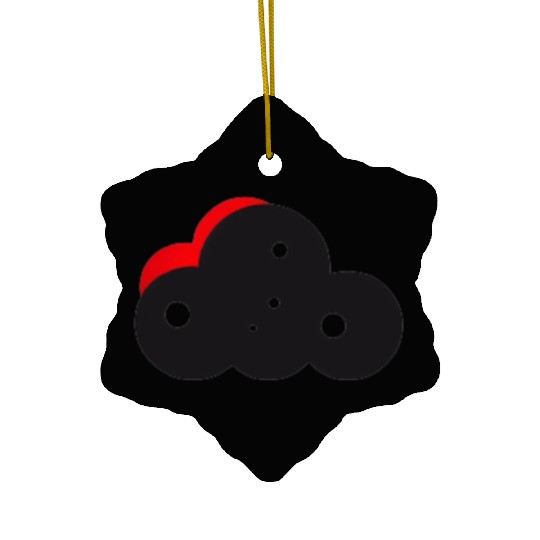 BLACK CLOUD Ceramic Ornaments