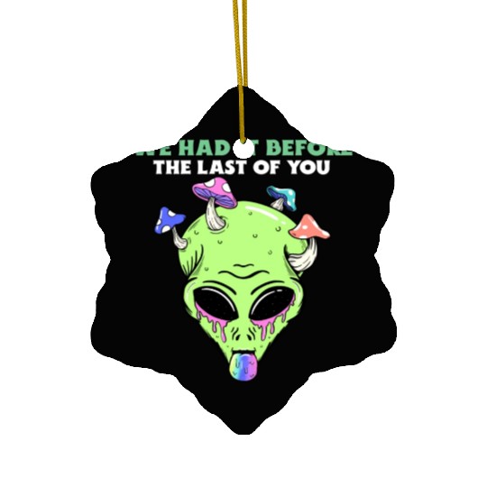 The Last Of Us All Mushroom Infected Green Alien Ceramic Ornaments