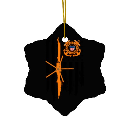 Us Coast Guard Uscg U S Armed Forces Patriot Ceramic Ornaments