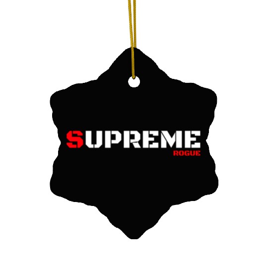 Supreme Rogue Bad Military Style Gaming Gamer Ceramic Ornaments