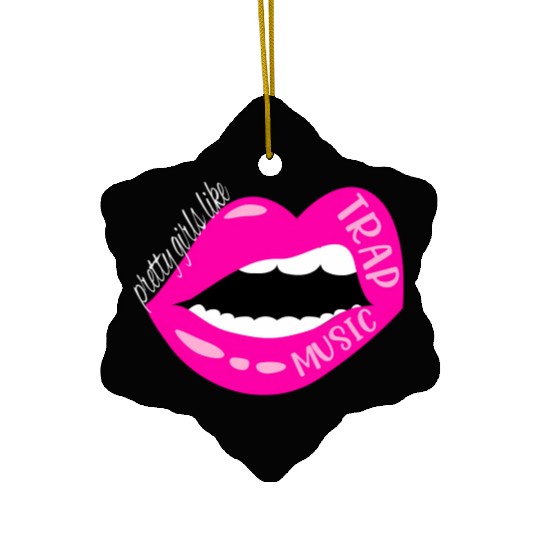 Trap Music For Rap Hip Hop Techno Edm R B Ceramic Ornaments