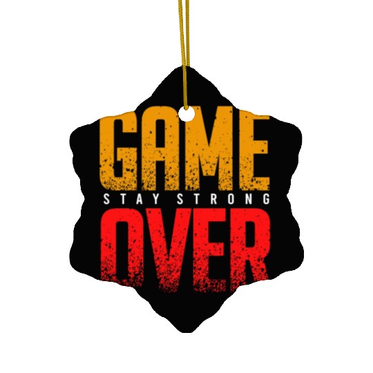 Game over vector Ceramic Ornaments design