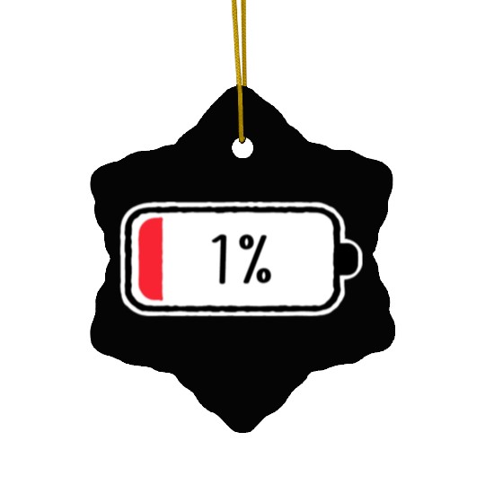 1 Percent 80s cute nature Ceramic Ornaments