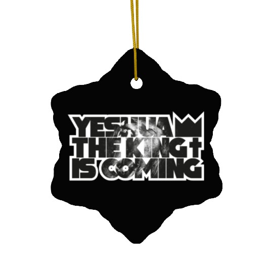 YESHUA THE KING IS COMING Ceramic Ornaments