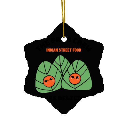 The Paan Crew Indian Street Food Design Ceramic Ornaments