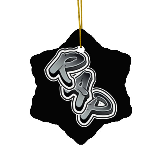 Rap Graffiti nature Copy Ceramic Ornaments