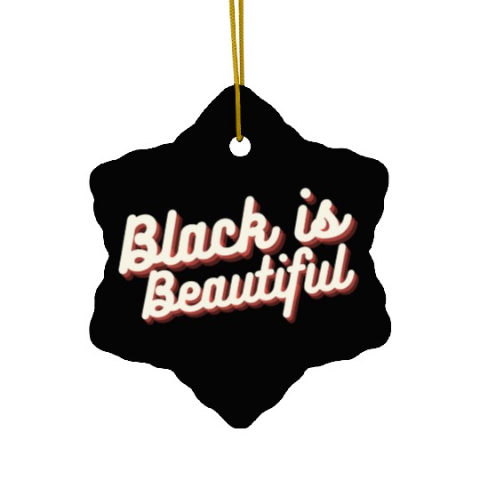 Black is Beautiful Ceramic Ornaments