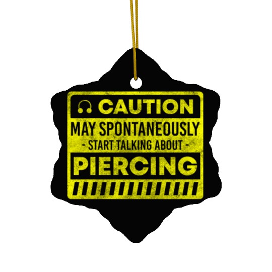 Piercing Stitch Jewellery Plug Ceramic Ornaments