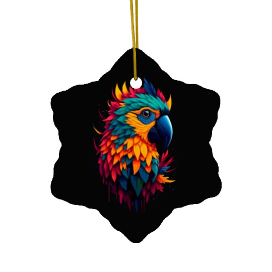 macaw Ceramic Ornaments