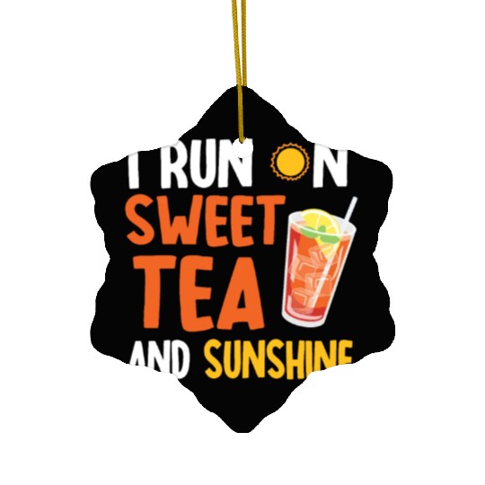 Sweet Tea And Sunshine Ceramic Ornaments