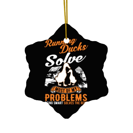 Indian Runner Gift Running Duck Ceramic Ornaments