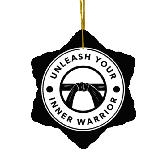 Martial Arts Unleash Your Inner Warrior Ceramic Ornaments