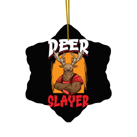 Deer Hunting Deer Hunter Hunting Season Buck Hunt Ceramic Ornaments