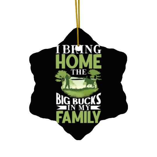 Deer Hunting Deer Hunter Hunting Season Buck Hunt Ceramic Ornaments