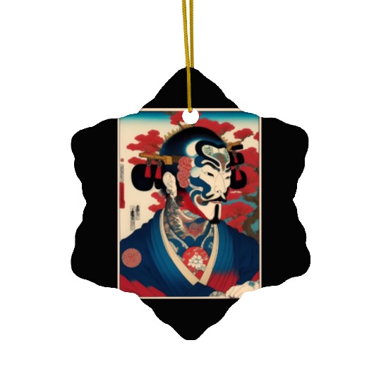 Yakuza Warriors of the Edo Night Ceramic Ornaments