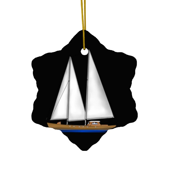 Sailing Key Largo Florida Keys Beach Sunset Ceramic Ornaments