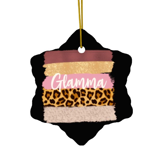 Glamma Glam Ma Nana Leopard Ceramic Ornaments