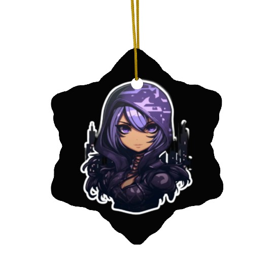 Cartoon Assassin Camouflage Ceramic Ornaments