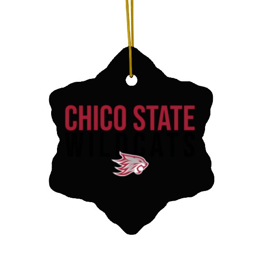 Chico State Wildcats Ceramic Ornaments