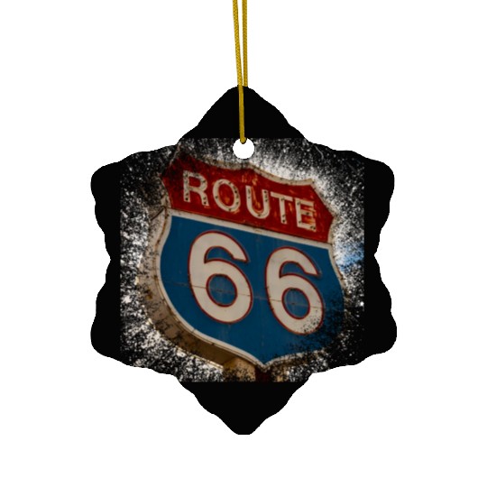 Route 66 Ceramic Ornaments