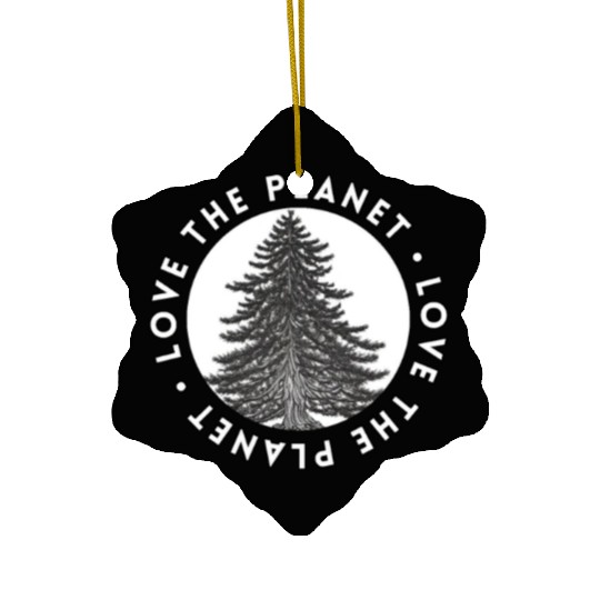 Tree: detailed, relaxing, & positive Ceramic Ornaments