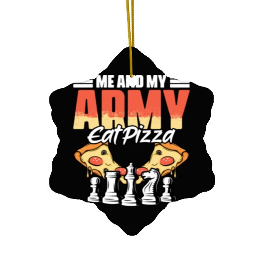 Funny Board Game Sports Humor For A Pizza Lover Ceramic Ornaments