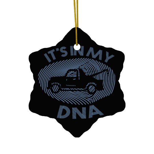 tow Truck DNA - It's in my DNA Design Ceramic Ornaments