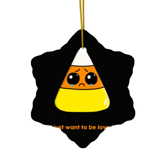 Halloween Gifts Candy Corn Ceramic Ornaments