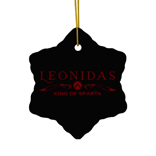 Sparta Gym And Fitness Leonidas Ceramic Ornaments