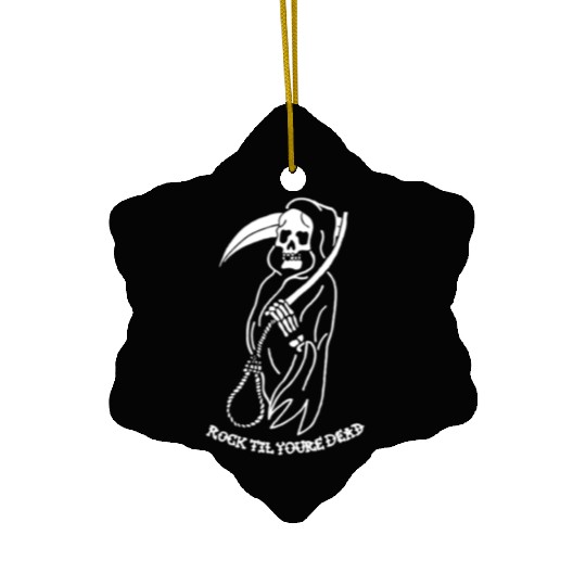 Beartooth Rock Til Youre Dead Ceramic Ornaments
