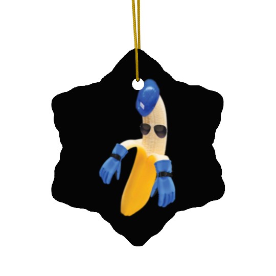 Engineering Banana // Prowess with fruity charm Ceramic Ornaments