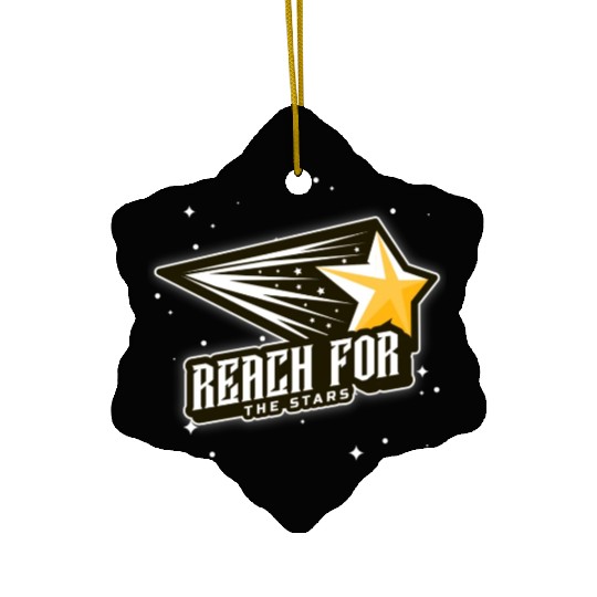 Reach for the Stars -astronomy today stars Ceramic Ornaments