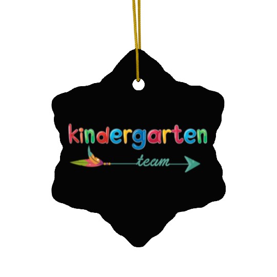 Kindergarten Teacher Team Ceramic Ornaments